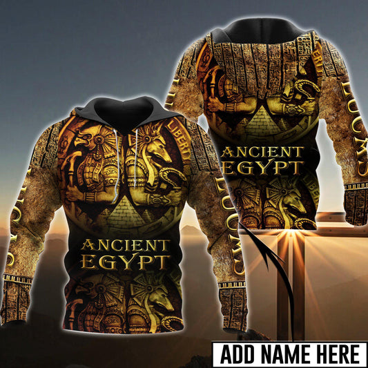 Ancient Egypt Gold Custom Art - 3D Hoodie