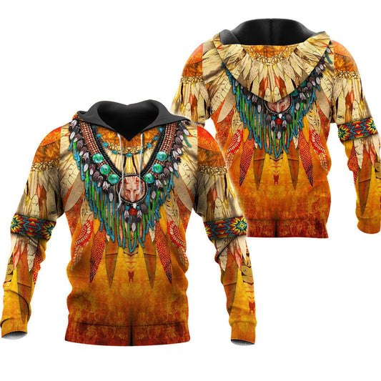 Native Inspired Sunset Art - 3D Hoodie