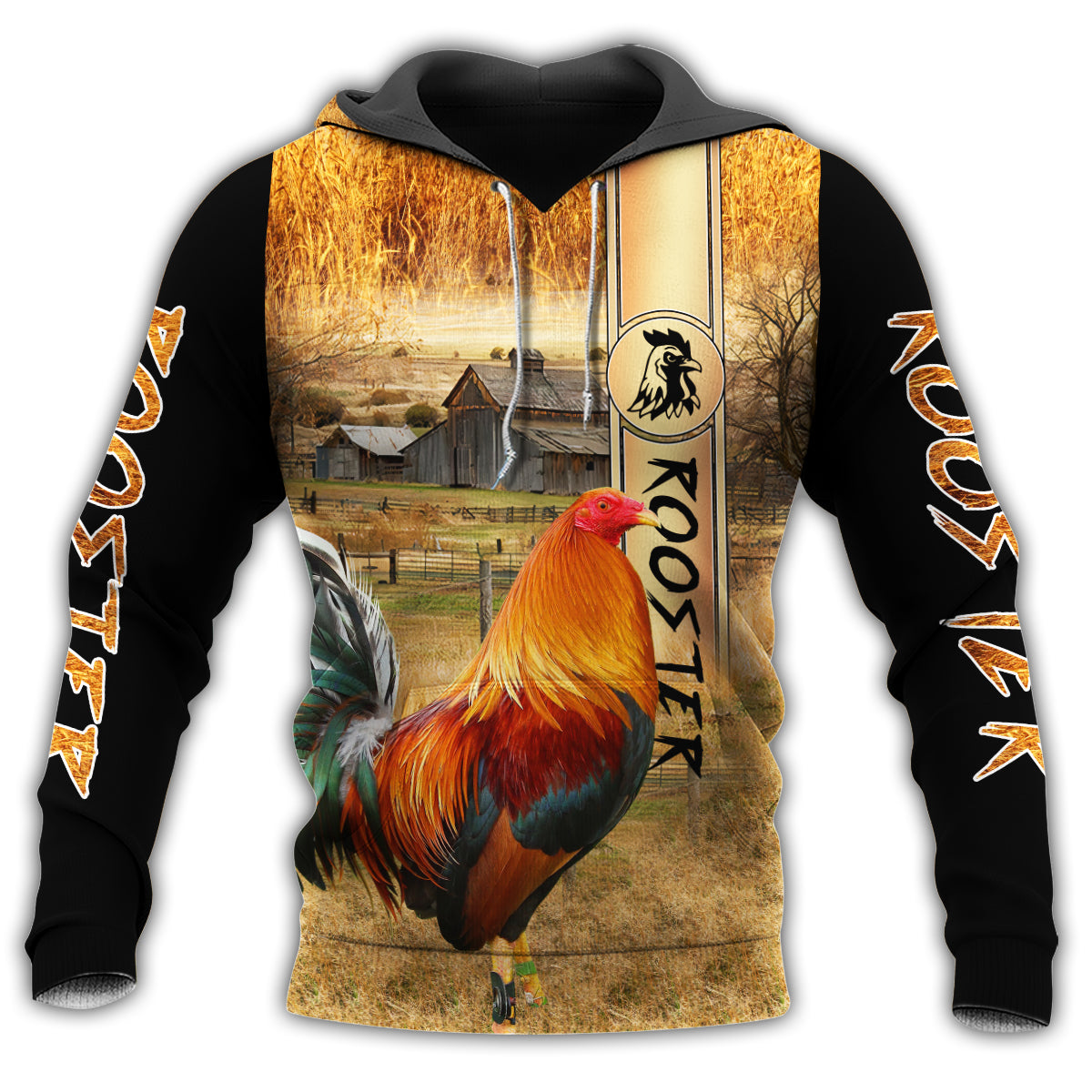 Farm Chickens Rooster Stronger Limited - 3D Hoodie