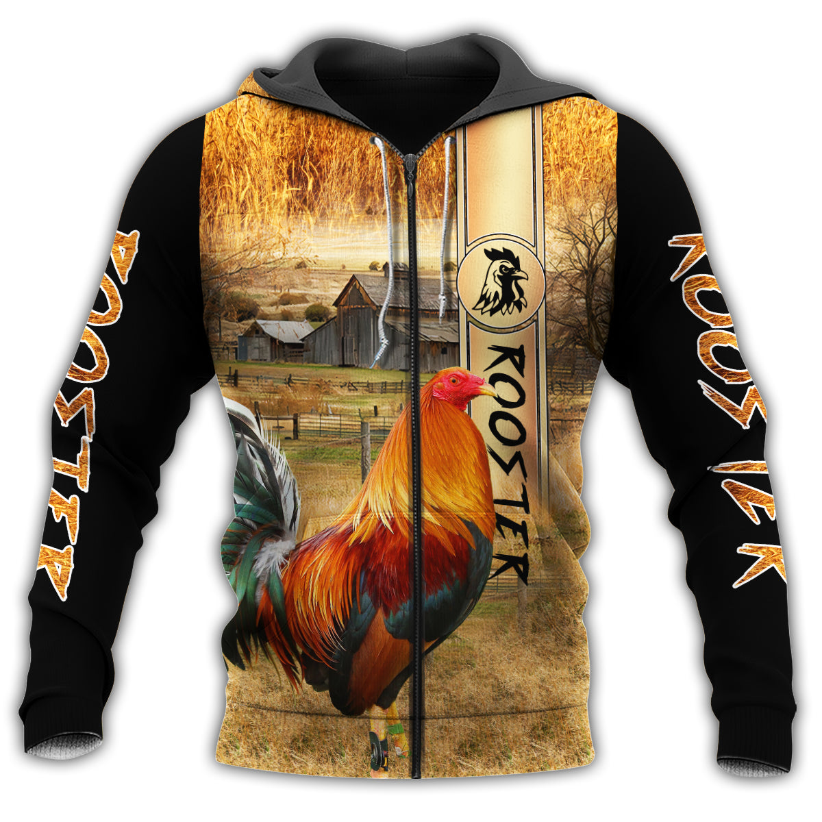 Farm Chickens Rooster Stronger Limited - 3D Hoodie