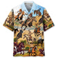 Hawaiian Shirt / Adults / S Horse Cowboy Hawaiian Shirt
