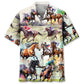 Hawaiian Shirt / Adults / S Horse Racing Hawaiian Shirt
