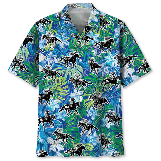 Hawaiian Shirt / Adults / S Horse Racing Lover Hawaiian Shirt