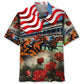 Hawaiian Shirt / Adults / S Horse Racing USA Rose Hawaiian Shirt