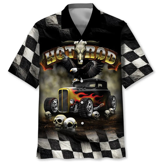 Hawaiian Shirt / Adults / S Hot Rod Dead Race Hawaiian Shirt