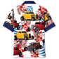 Hot Rod Hawaiian Shirt Red