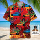 Hawaiian Shirt / Adults / S Hot Rod Racing Custom Photo Hawaiian Shirt