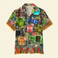 Hawaiian Shirt / Adults / S Hot Rod Unisex Hawaiian Shirt Aloha Shirt Summer Vibe Colorful Racing Cars Theme