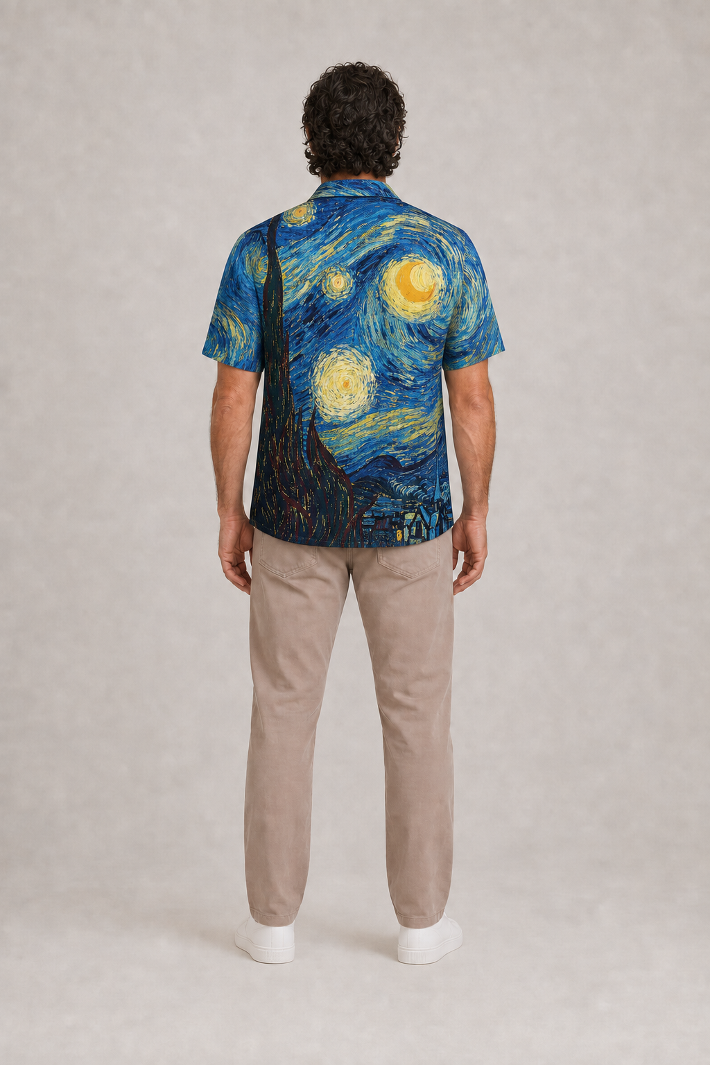 Amazing Starry Night Colorful - Hawaiian Shirt