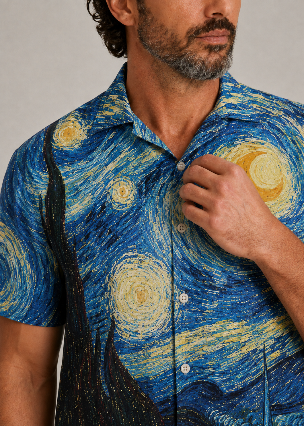 Amazing Starry Night Colorful - Hawaiian Shirt