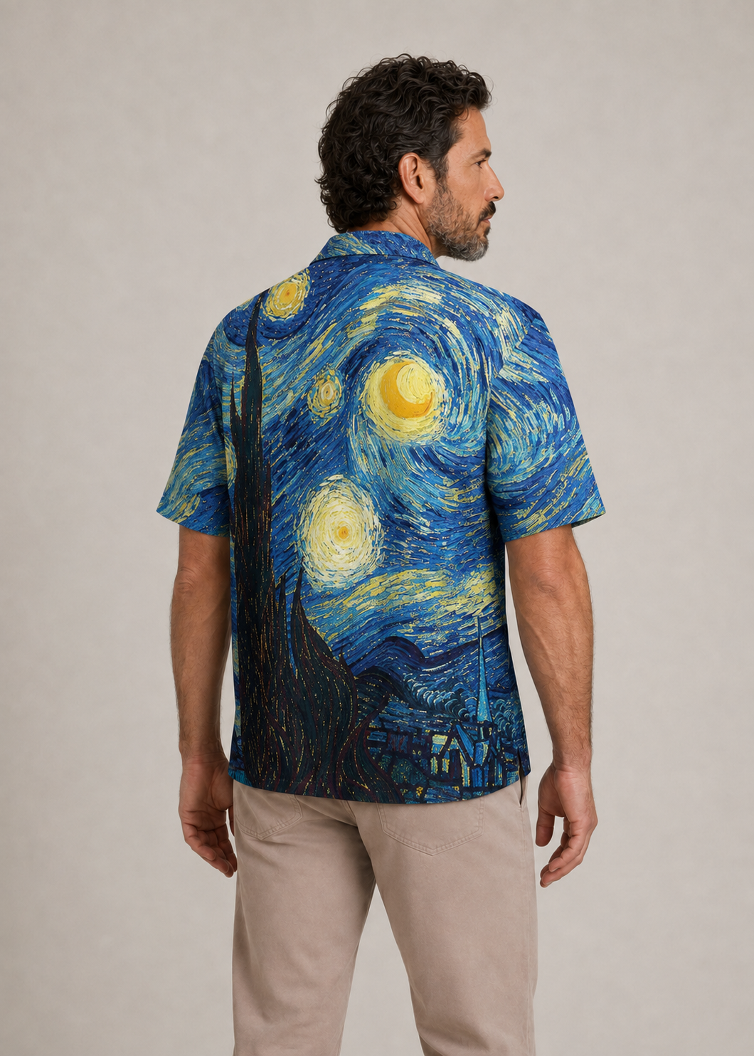 Amazing Starry Night Colorful - Hawaiian Shirt