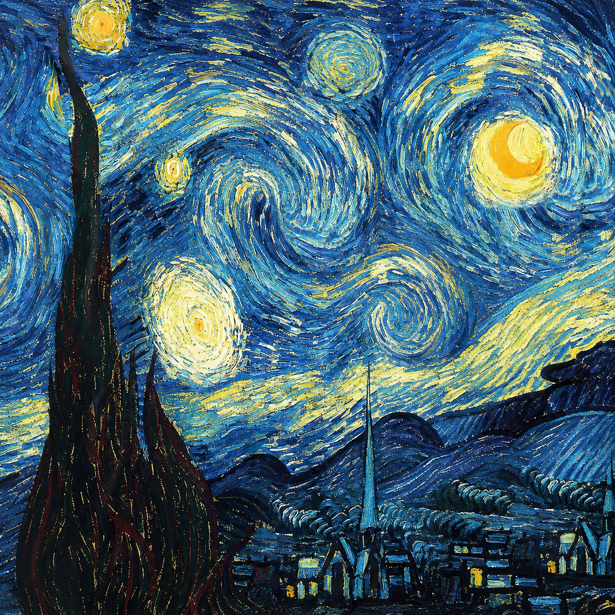Amazing Starry Night Colorful - Hawaiian Shirt