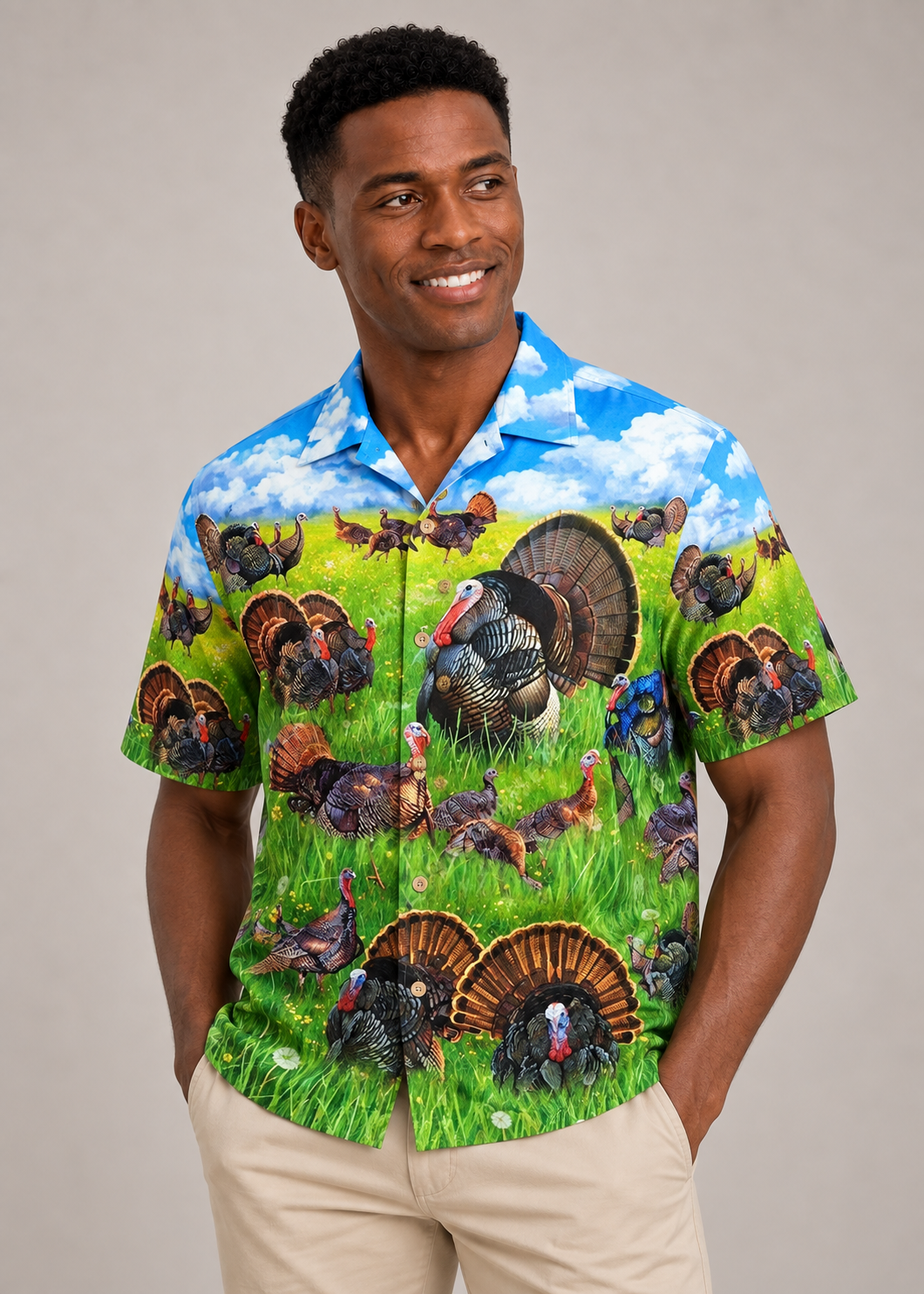 Turkey Animals Life Is Better With A Turkey - Hawaiian Shirt