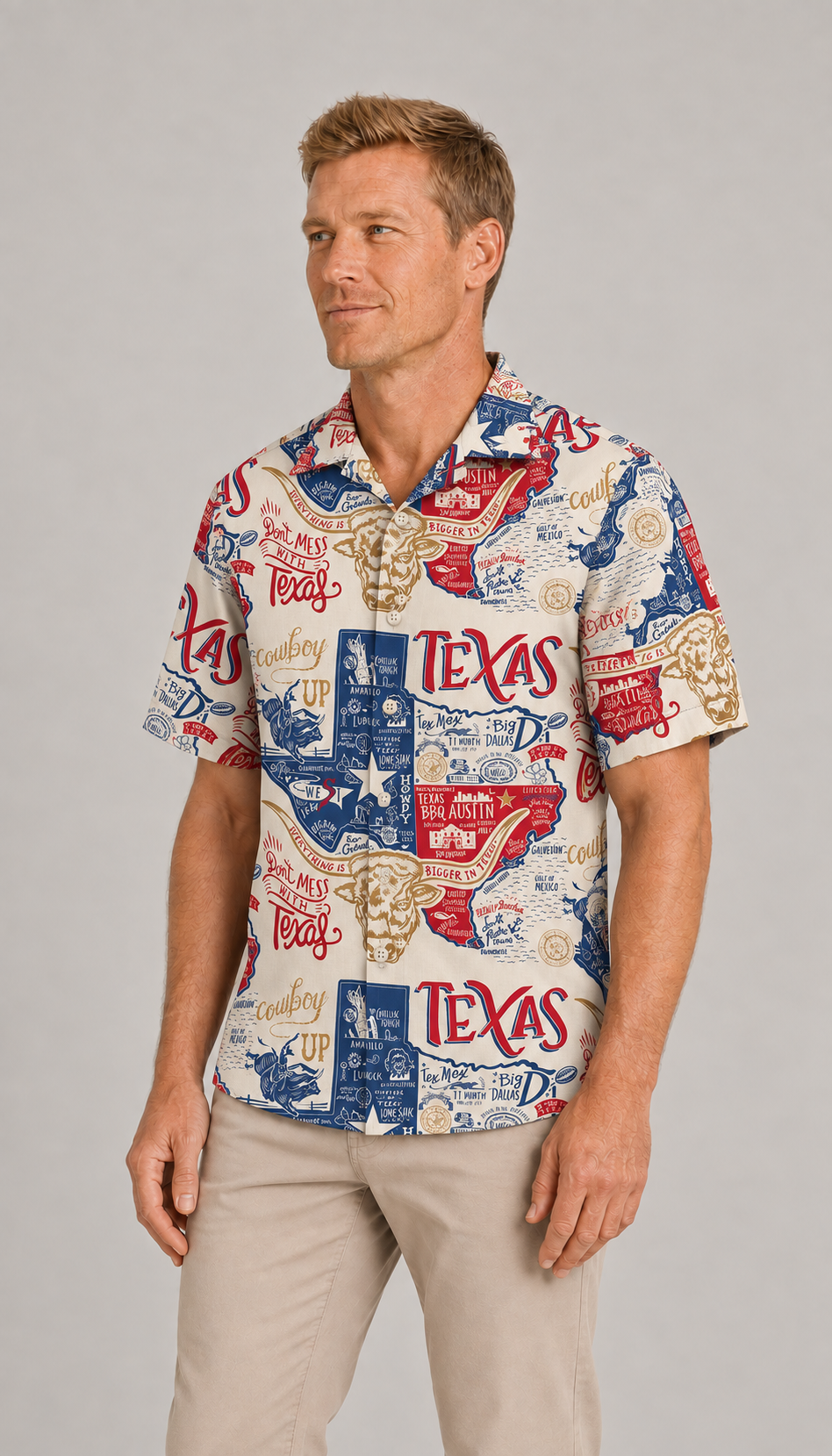 Texas Don't Mess With Texas - Hawaiian Shirt