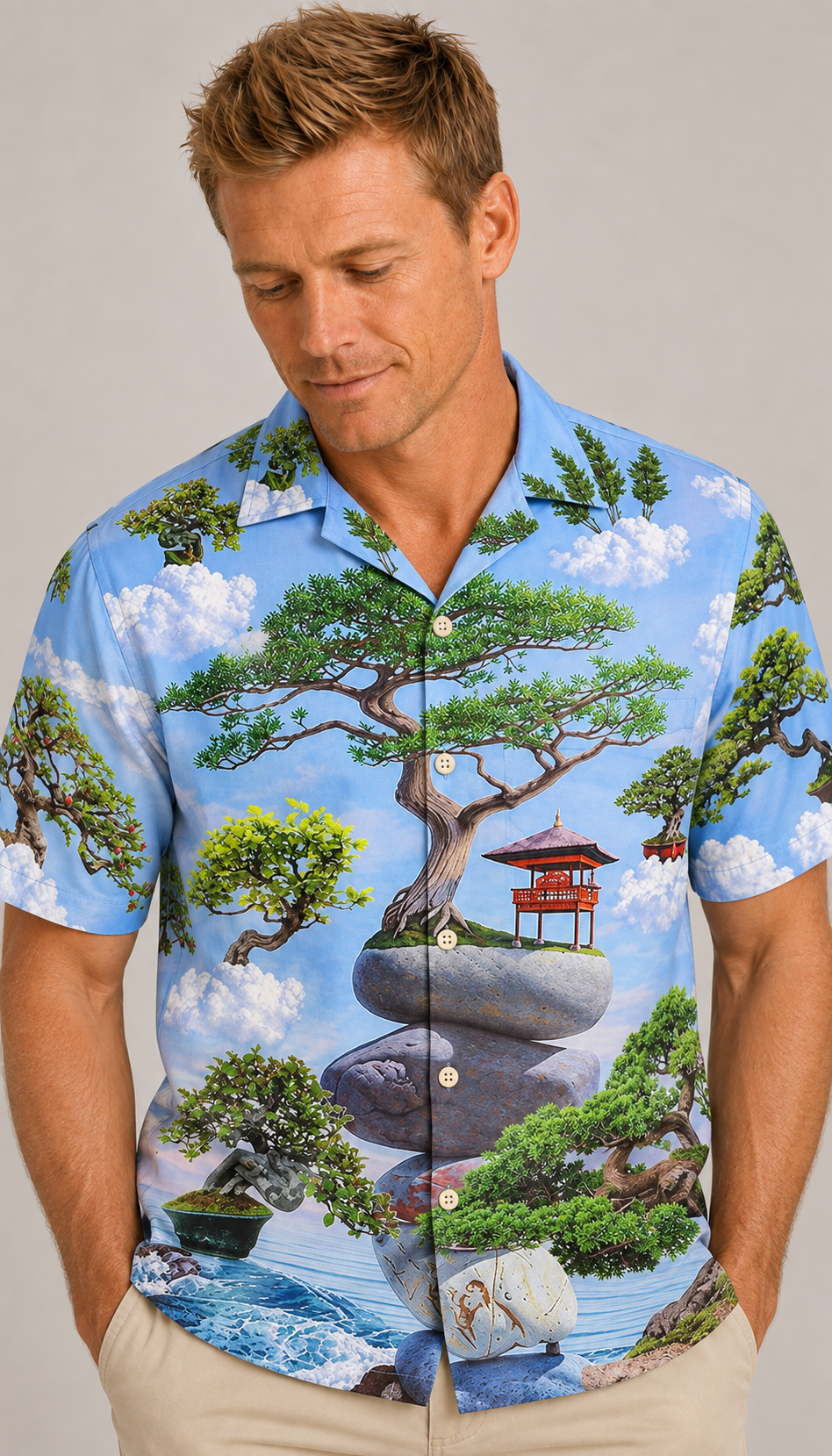 Bonsai Tree Style - Hawaiian Shirt