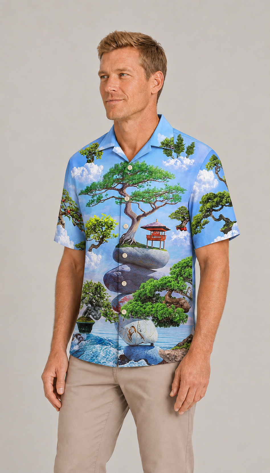 Bonsai Tree Style - Hawaiian Shirt