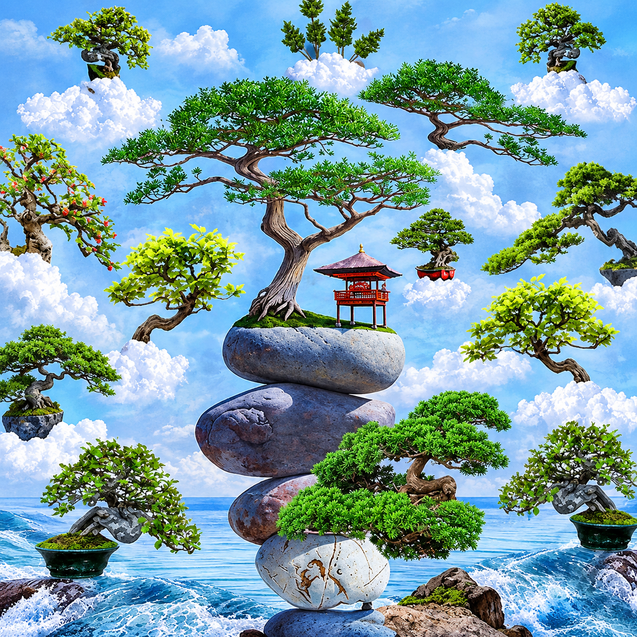 Bonsai Tree Style - Hawaiian Shirt