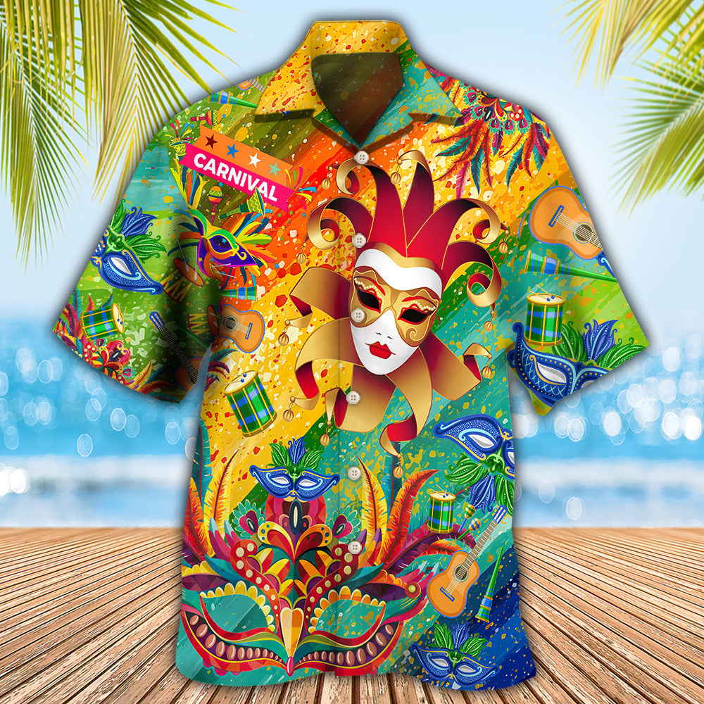 Happy Carnival Celebration Vintage Style - Hawaiian Shirt

