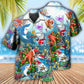 Shark And Octopus Ocean Love Art – Hawaiian Shirt