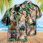 Lykoi Cat Floral Love Artistic – Hawaiian Shirt