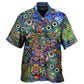 Hippie Owls Peace Life Color Limited Edition 3 – Hawaiian Shirt