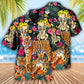Comic Style Jungle Tiger Illustration – Hawaiian Shirt