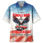 Hawaiian Shirt / Adults / S I Am A Simple Man Like Classic And Believe In Jesus Hawaiian Shirt