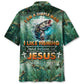 Hawaiian Shirt / Adults / S I Like Fishing And Believe In Jesus Hawaiian Shirt