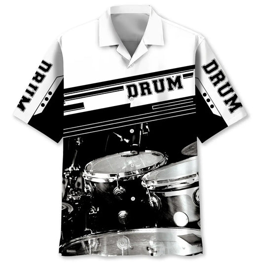 Hawaiian Shirt / Adults / S I Love Drum And Bass Hawaiian Shirt