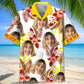 I Love New Mexico And My Wife Custom Photo Hawaiian Shirt