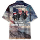 Hawaiian Shirt / Adults / S I Support Veterans Before Refugees Hawaiian Shirt