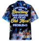 Hawaiian Shirt / Adults / S I Wanna Go Bowling And Ignore My Old Man Problem Hawaiian Shirt