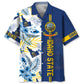 Hawaiian Shirt / Adults / S Idaho State Hawaiian Shirt Blue
