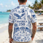 America 250th Anniversary Aloha Shirt, 1776-2026 USA Tropical Vacation Button-Up Tee