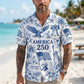 Hawaiian Shirt / Adults / S America 250th Anniversary Aloha Shirt, 1776-2026 USA Tropical Vacation Button-Up Tee