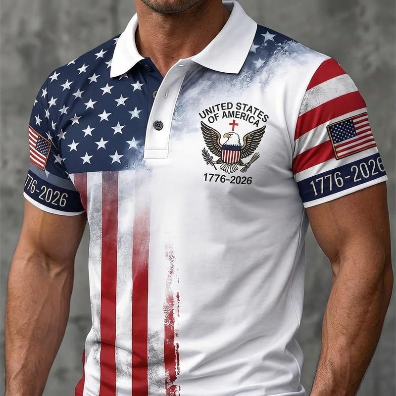 America 250th Anniversary Beach Flag Hawaiian Shirt 1776-2026