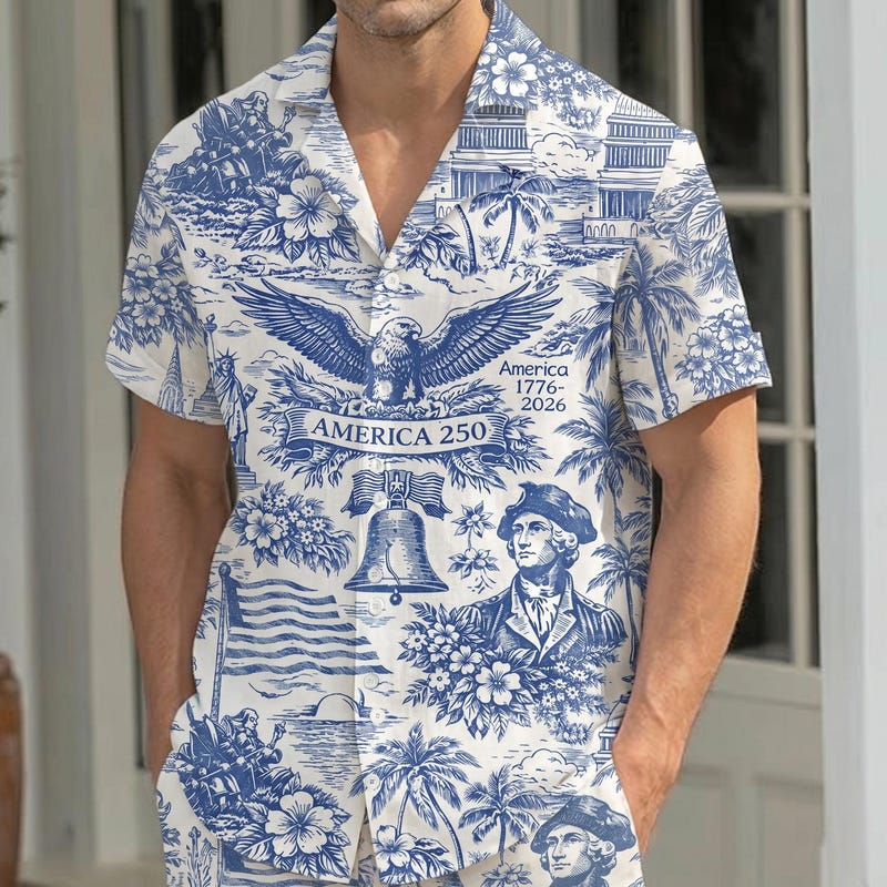 America 250th Anniversary Americana Celebration Hawaiian Shirt