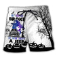 Halloween Witch Broom Broke Fun – Beach Short