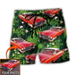 Car Eldorado Classic Tropical Custom Photo – Beach Short