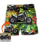 Motorcycle Cool Style Tropical Custom Photo – Beach Short