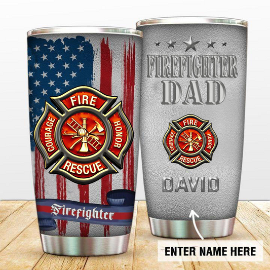 Firefighter Brave 20 Oz Tumbler For Travel Gifts
