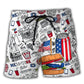 Food Celebration Independence Day - Beach Short