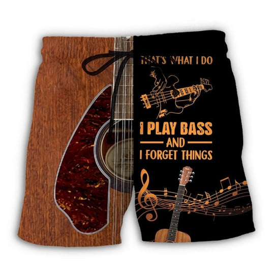 Guitar I Play Bass – Beach Short