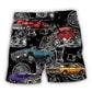 Car Muscle Car Whiskey Lover – Beach Short
