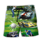 Racing And Golf Love Forever – Beach Short