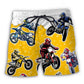 Beer Motocross Style Lover – Beach Short
