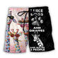 Giraffe Dog Lover – Beach Short