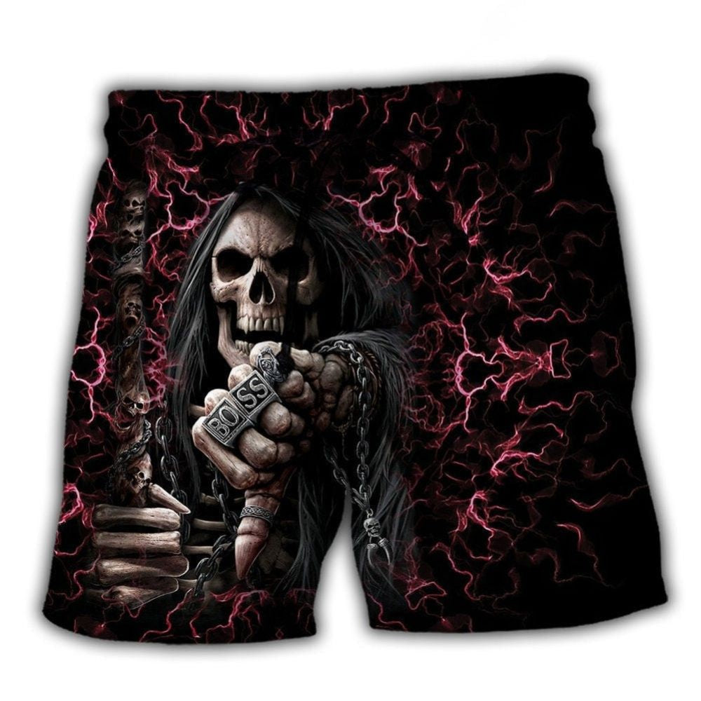 Skull Dark Your First Mistake – Beach Short
