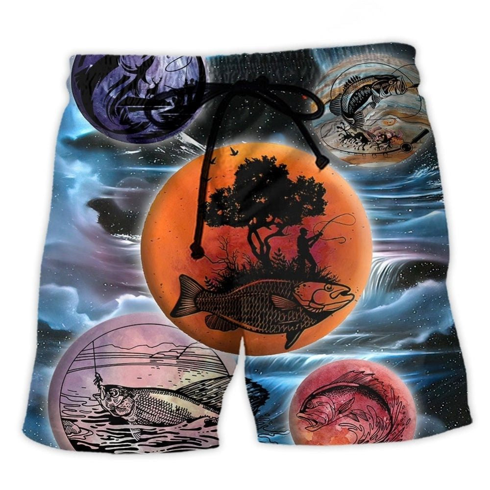 Fishing Lover Funny Hobby – Beach Short