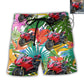 Motorcycle Sweet Cool Style Custom Photo – Beach Short